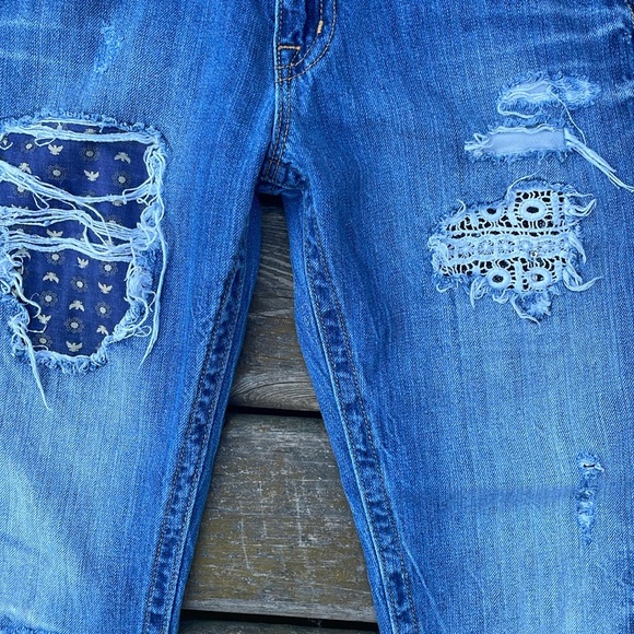 Miss Me Jeans Boyfriend Ankle Jeans Distressed - Picture 7 of 10